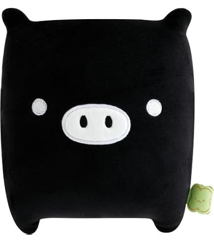 Amazon.co.jp: モノクロブー くったりぬいぐるみ くろ MD18901 : おもちゃ